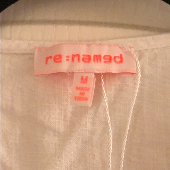 Re:named cropped white blouse - Picture 2 of 3